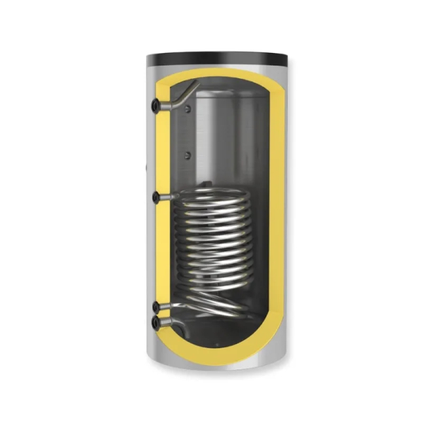 Буферен съд ЕЛДОМ BCS 300K, една серпентина, неемайлиран