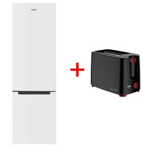 Хладилник с фризер SAMUS SCW344E + ТОСТЕР ELITE TTR-1197