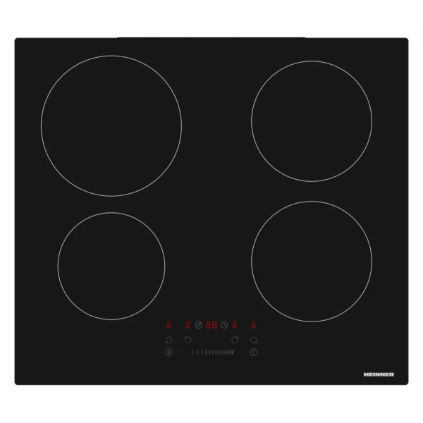 Индукционен плот за вграждане HEINNER HBHI-M4ZBSTC, 4 зони, Boost функция, Таймер, Черен