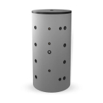 Буферен съд ЕЛДОМ BCW 1000F с неръждаема гофрирана серпентина, неемайлиран