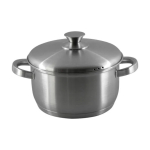 Тенджера инокс ЕК-2614 SP, Метален капак, Индукционно дъно, Размери 26 см х 14 см, полезен обем - 7 л.