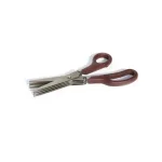 Ножица за заленчуци ЕК-F198, Неръждаема стомана, Гумирана дръжка