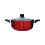 Тенджера със стъклен капак ЕК-024 SDN - 4,5 Литра, Мраморно незалепващо покритие