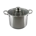 Тенджера инокс висока, диаметър 28 см, височина 20,5 см , полезен обем 12 л