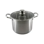 Тенджера инокс висока, диаметър 26 см, височина 19,5 см , полезен обем 10 л.