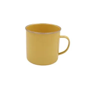 Емайлирано канче жълто 12 EMN, 1,1 л.,  Висококачествена стомана с емайлирано покритие