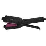 Професионална преса за коса ЕК-04 С 4в1, 4 Вида сменяеми приставки, Изправяне, Обем в корена,Зиг Заг къдрене по дължина на косата, тип "Вафли" 250W