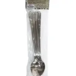 Комплект дълги лъжици 6 бр ЕК-350, Неръждаема стомана, 19 см, идеални за ежедневна употреба