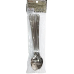 Комплект дълги лъжици 6 бр ЕК-350, Неръждаема стомана, 19 см, идеални за ежедневна употреба