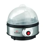 Яйцеварка ЕК-109 S/S, 350W, Уред за варене на яйца, Капацитет 7 яйца, 3 нива на варене, Звук при готовност