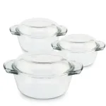 Огнеупорни съдове комплект CRH3+CRH4+CRH5, 3 бр.