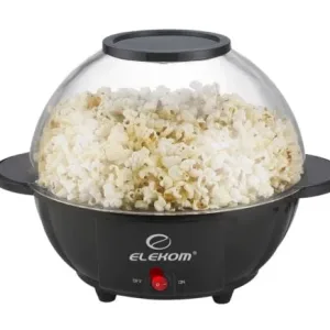 Уред за пуканки ЕК-8843, 850W, Капак - купа, Неплъзгащи крачета, Незалепващо покритие