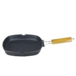 Грил тиган ЕК-24 MF 24Х24 см, Висококачествено, незалепващо мраморно покритие