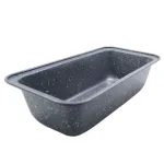 Тава за хляб ЕК-D10 G, Висококачествена въглеродна стомана, Устойчива на надраскване, 27х14х7 см;