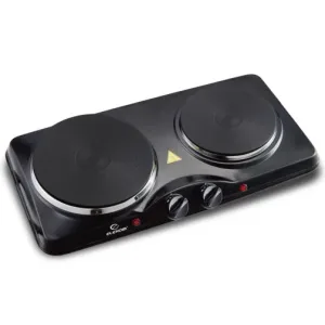 Електрически котлон ЕК-2013 B, 2500W, Чугунени плочи - 18.5 см, 15.5 см, Масивно тяло