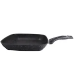 Грил тиган ЕК-2424 GI 24Х24 см, Индукционно дъно, Мраморно незалепващо покритие