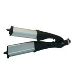 Професионална преса за коса ЕК-220, Дълбока Ретро вълна - 5 см. BeachWaves, Керамично турмалинова повърхност, 500W