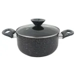 Тенджера ЕК-2211 GM, Незалепващо мраморно покритие, Индукционно дъно