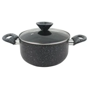 Тенджера ЕК-2211 GM, Незалепващо мраморно покритие, Индукционно дъно