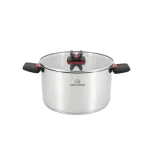 Тенджера  ЕК-2213NW, 4,6 л., Иновативни сгъваеми дръжки за пестене на пространство, Индукционно дъно