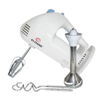 Миксер с пасатор ЕК 102 S/S, 6 Степени на работа, 200W, Метални куки за месене на тесто