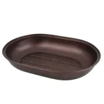 Тава овална ЕК-Н21-3, Висококачествено мраморно покритие, Висока устойчивост на надраскване, 39 х 28 x 7 см/0,4 мм