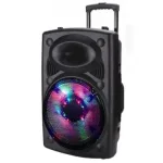 Преносим високоговорител ЕК-1201, Аудио система, LED Осветена, Bluetooth, Адаптер