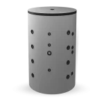 Буферен съд 750 литра ЕЛДОМ с 2 серпентини