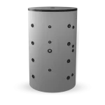 Буферен съд 1000 литра ЕЛДОМ с 2 серпентини