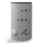 Стоящ бойлер 1500 литра ЕЛДОМ с 2 серпентини