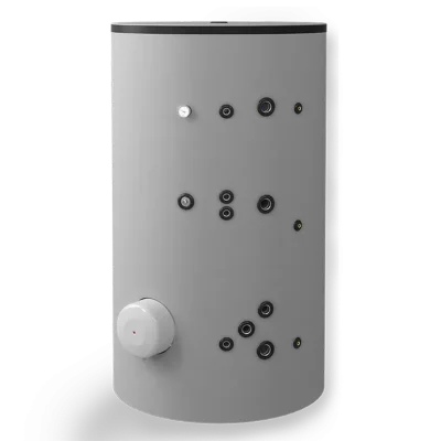 Стоящ бойлер 1500 литра ЕЛДОМ с 2 серпентини