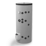 Стоящ бойлер 200 литра ЕЛДОМ с 2 серпентини