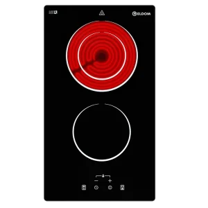 Стъклокерамичен готварски плот с разширяема нагревна зона