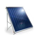 Слънчев колектор плосък, с алуминиев оребрен абсорбер, 1.5 кв.м