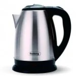 Електрическа кана Rosberg R51230I, 1800W, 1.8 L, Защита, Инокс/черен