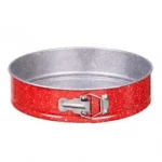 Форма за торта с падащо дъно Oliver Voltz OV51223RB28, 28 см, Мраморно покритие, Червен