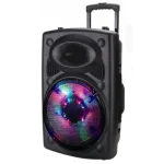 Преносим високоговорител ЕК-1201, Аудио система, LED Осветена, Bluetooth, Адаптер