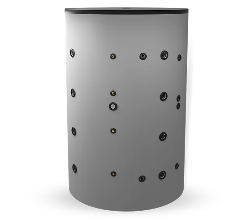 Буферен съд 2000 литра ЕЛДОМ с 2 серпентини