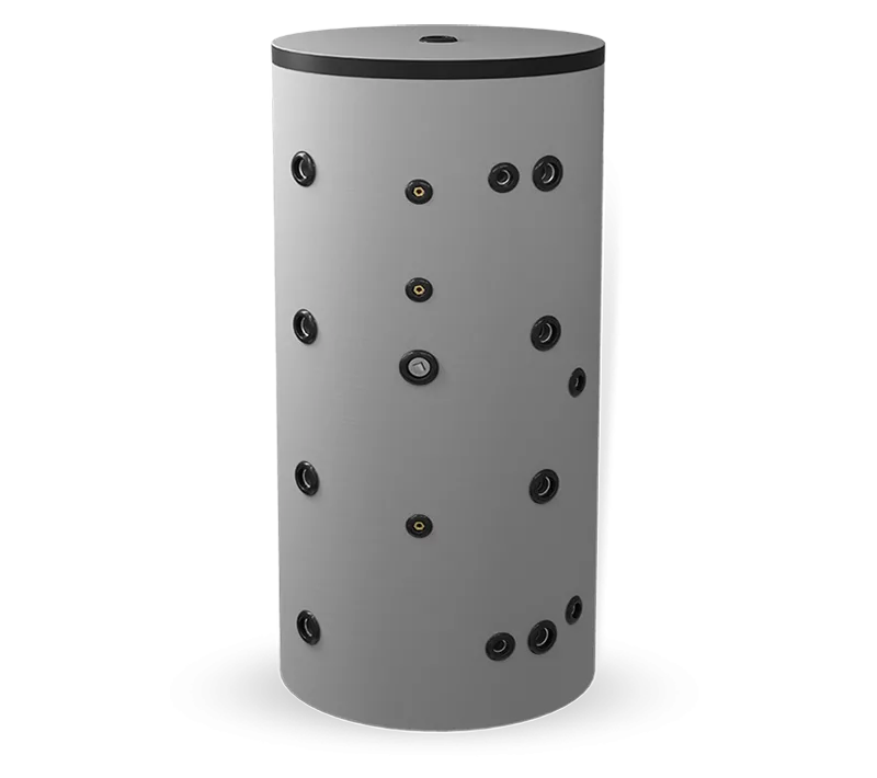 Буферен съд 500 литра ЕЛДОМ с 2 серпентини