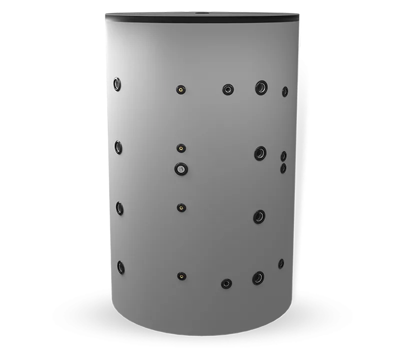 Буферен съд 2000 литра с 3 серпентини