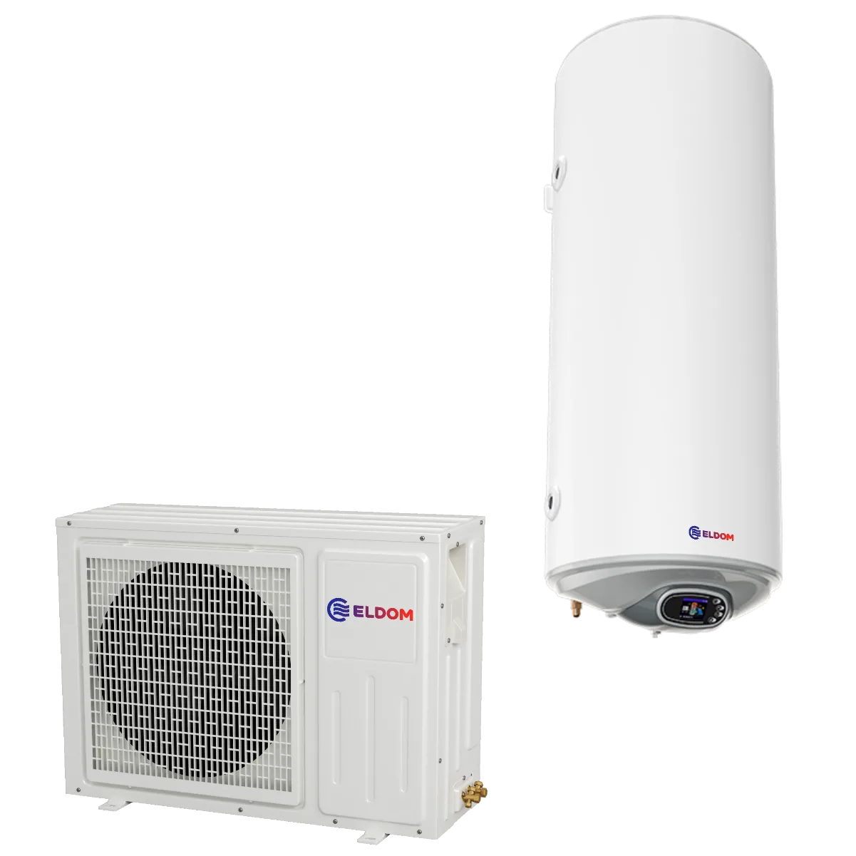 Термопомпен бойлер 120 литра ЕЛДОМ с 1 серпентина