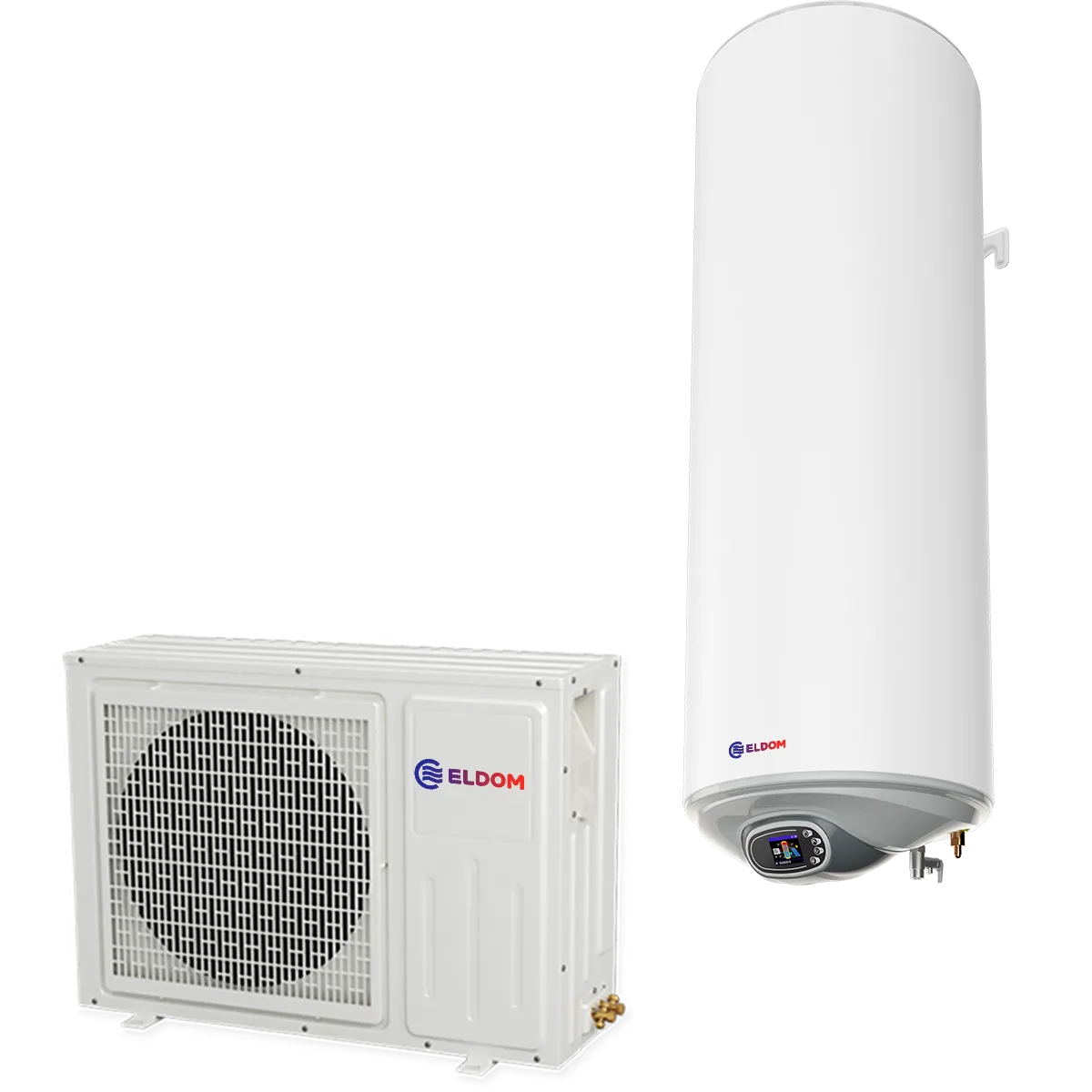 Термопомпен бойлер 150 литра ЕЛДОМ с 1 серпентина