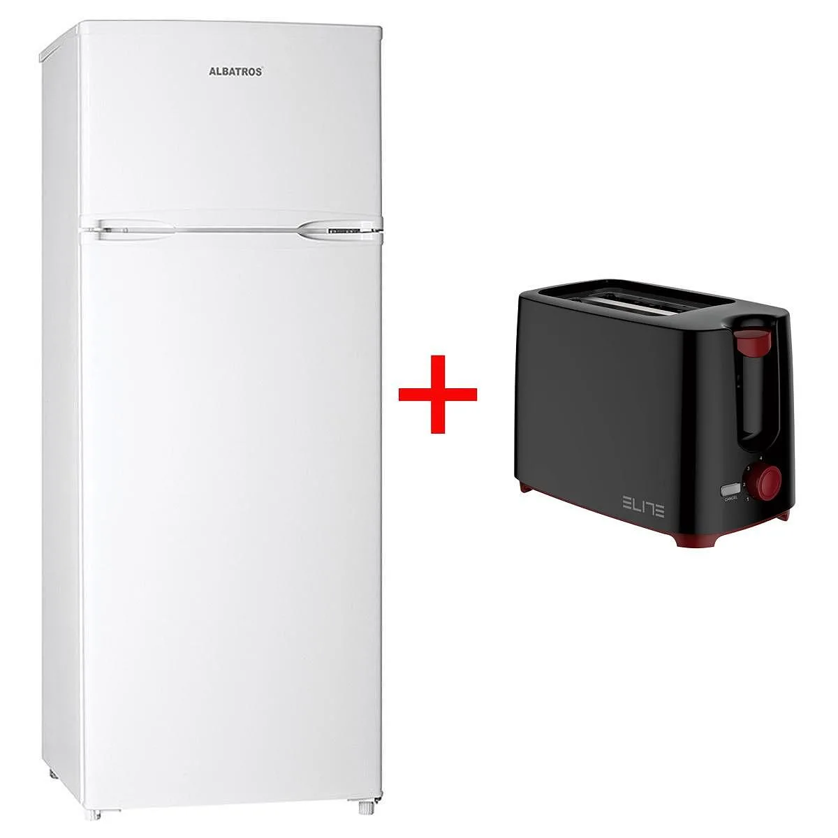 Хладилник ALBATROS FA203E + ТОСТЕР ELITE TTR-1197