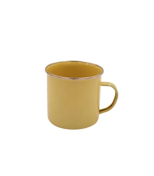 Емайлирано канче жълто 10 EMN, 700 мл,  Висококачествена стомана с емайлирано покритие