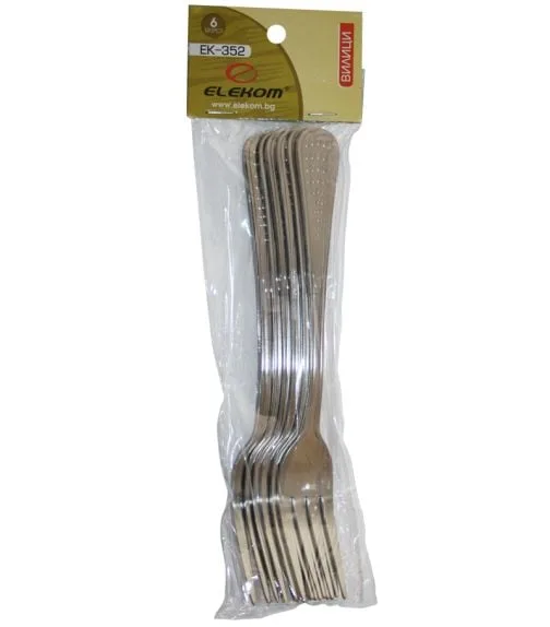 Вилици комплект ЕК-352, 6 бр., Висококачествена неръждаема стомана