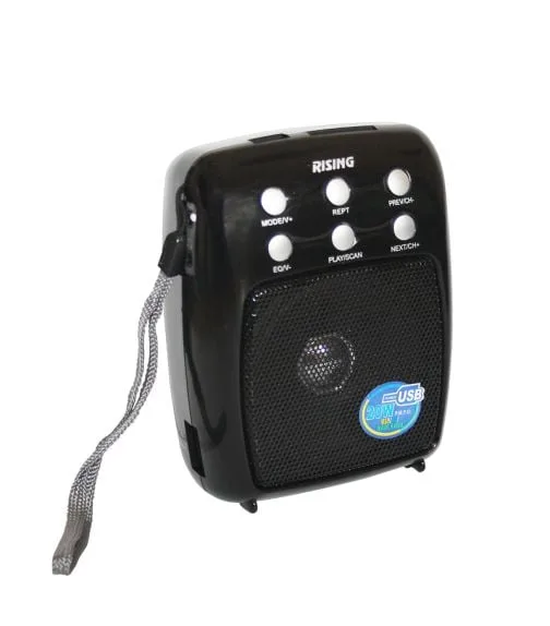 Радиоприемник RS- М03 UAR,MP3 Плеър, USB вход, SD слот, Каишка, Щипка за колан, Вход за микрофон