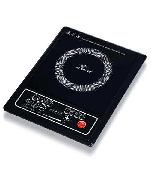 Индукционен котлон EK-7140 ID, 23.7 х 23.7 см, 2000W, Повърхност от черен кристал