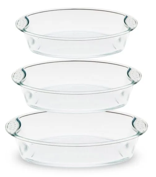 Огнеупорни съдове EK- PLH9+10+11, 3бр. Комплект, Различни размери