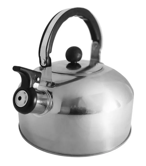 Чайник ЕК-64 L, 2 л, Свирещ отвор, Неръждаема стомана