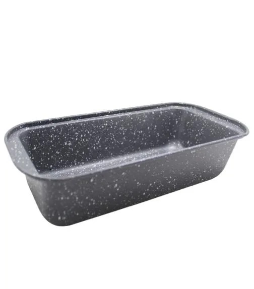 Тава за хляб EK-D04-1G, Висококачествена въглеродна стомана, Устойчива на надраскване, 25,5 х 13 х 6,2 см